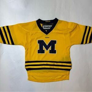Reebok University Of Michigan Wolverines Jersey 2T-4T  Toddler Maize Stripe